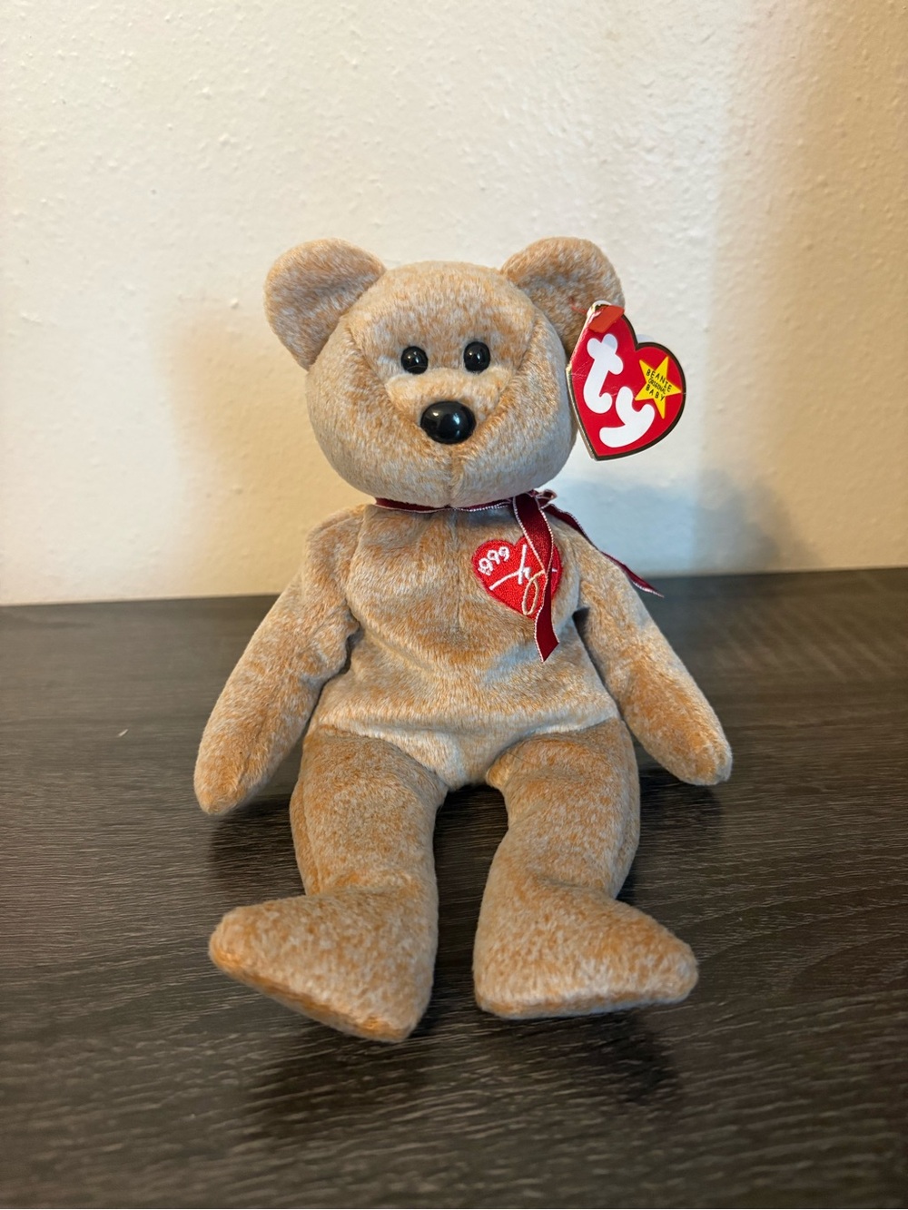 NWT 1999 Signature Bear Beanie Ty Baby